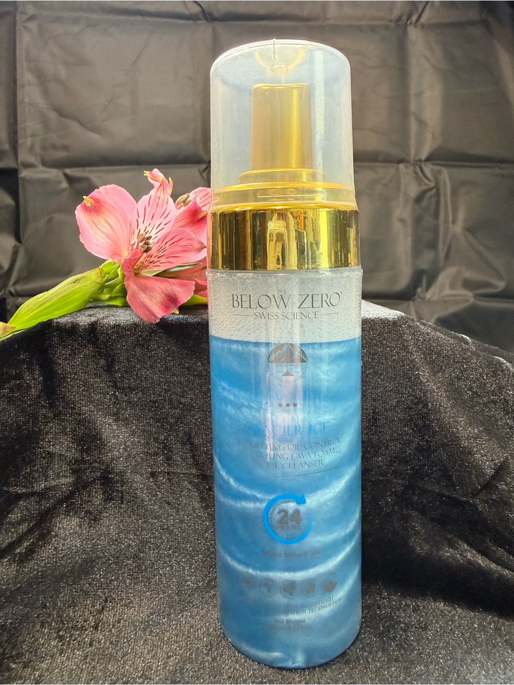 Below Zero Swiss Science Blue Foam Cleanser